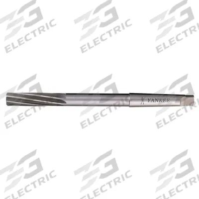 YANKEE Chucking Reamer: 0.9688 in Dia, 31/32 in, Spiral Flute, High Speed Steel - Morse Taper-Shank Spiral-Flute High-Speed Steel Chucking Reamers