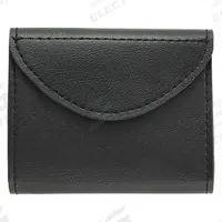 HEROS PRIDE Glove Pouch: Black, Synthetic Leather, Plain, 3 1/4 in x 103 mm, Hook-and-Loop Closure (MPN 1482P). Key specifications — attr188437: Black; attr188438: Synthetic Leather; attr188431: Glove Pouch.