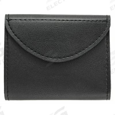 HEROS PRIDE Glove Pouch: Black, Synthetic Leather, Plain, 3 1/4 in x 103 mm - Duty Equipment Pouches
