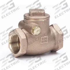 MILWAUKEE VALVE Swing Check Valve: Swing, Inline Valve Body, 1/2 in Pipe Size, FNPT x FNPT, Bronze (MPN 510T 1/2). Key specifications — Brand: MILWAUKEE VALVE.