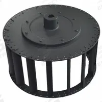 Blower Wheel: Forward-Curved, 9 in Dia, Steel Wheel, 1 Inlets, 1/2 in Bore, 1,750 RPM Max., Tabbed (MPN 45J455). Key specifications — Manufacturer Part Number: 45J455; Brand: DAYTON; Compatible with Manufacturer Model Number: 2C889; Compatible with Grainger Part Number: 2C889; Compatible with Brand: Dayton; Product Type: Blower Wheel; Includes: Set Screws.
