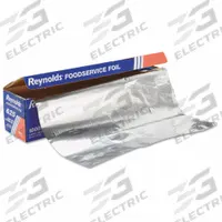 REYNOLDS Aluminum Foil Roll: Heavy-Wt, 1,000 ft Roll Lg, No Fold, 18 in Sheet Wd (MPN 625). Key specifications — attr557610: Aluminum; attr644920: Yes; attr557609: No Fold; attr557619: Various; attr557605: Silver; attr644923: Heavy-Weight; attr557603: REYNOLDS.