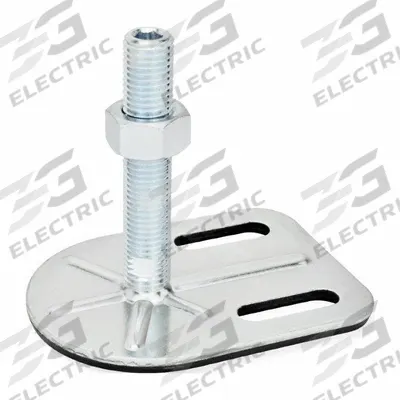 JW WINCO Male-End Leveling Mount: Swiveling Stud, 5/8"-11 Thread Size, 3 3/20 in - Non-Skid Male Leveling Mounts