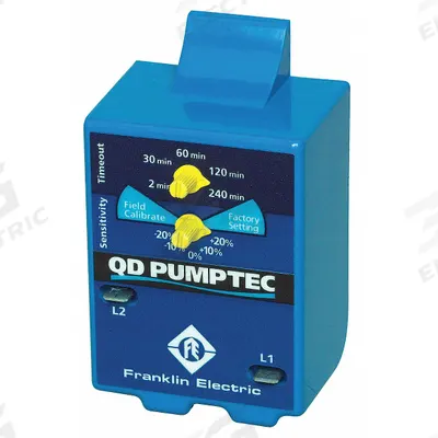 FRANKLIN ELECTRIC Motor Protector: For 1 hp Max. HP, 230V AC, 2.1 in x 3.6 in x 1.6 in - Pump Motor Protectors
