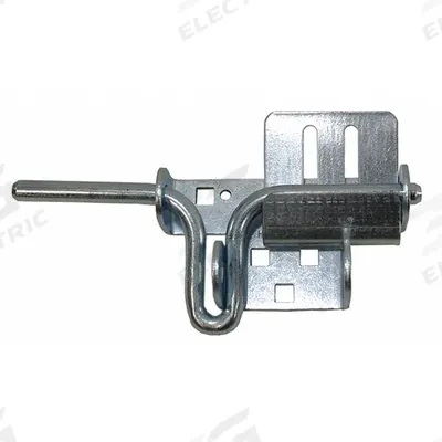 ALLSTAR Slide Lock: Bolting, 1 1/4 in Overall Dp, 2 1/2 in Base Lg, 4 3/8 in Base Wd - Sliding Garage Door Locks