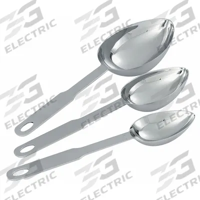 VOLLRATH Three-Piece Measuring Scoop Set: Dry/Liquid, 0.125 C_0.25 C_0.5 C Capacity - Measuring Spoon Sets