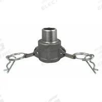 Cam and Groove Coupling: 3/4 in Coupling Size, 3/4 in Hose Fitting Size, 3/4"-14 Thread Size, MNPT (MPN PLE42). Key specifications — Thread Size: 3/4"-14; Fitting Type: MNPT; Gasket Material: Nitrile; Brand: APPROVED VENDOR.