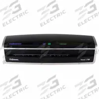 FELLOWES Laminating Machine: Cold/Hot Lamination, 1 min Warm-Up Time, 21 1/4 in Wd, 5 in Ht (MPN VENUS 2 125). Key specifications — Power Source: Electric; Brand: FELLOWES; Includes: Automatic Shut Off.