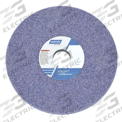 NORTON Straight Grinding Wheel: Type 1, 7" x 1/2" x 1 1/4", 32A46-JVBE - Grinding Wheels for Moderate-to-Heavy Grinding of Tool Steels