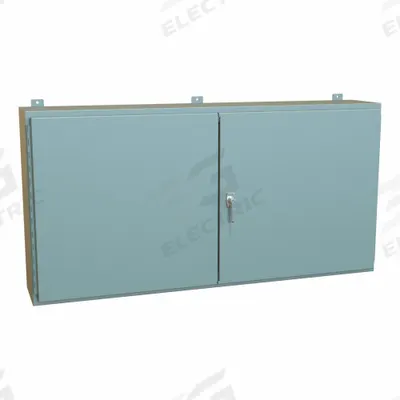 HAMMOND Electrical Enclosure: Steel, 30 in x 60 in x 10 in, NEMA 12, w/Panel, Solid Cover - Steel Dust-Tight Enclosures