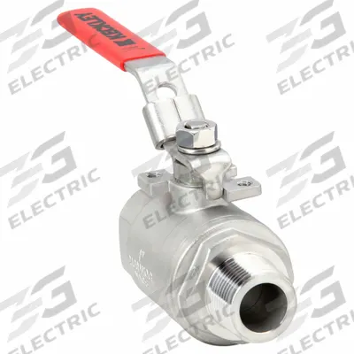 KECKLEY Manual Two-Way Ball Valve: 1 in, Stainless Steel, Straight, MNPT x FNPT - Stainless Steel Ball Valves