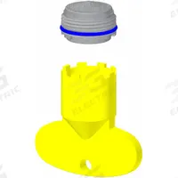 CHICAGO FAUCETS Outlet: 0.5 gpm Flow Rate, Spray Flow Outlet, Plastic, M16.5 X 1-8g Connection Size (MPN 243.145.AB.1). Key specifications — Includes: Key; Material: Plastic; Product Type: Outlet; Connection Size: M16.5 X 1-8g; Brand: CHICAGO FAUCETS.