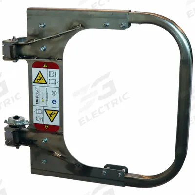 PS INDUSTRIES Self-Closing Safety Gate: Stainless Steel, For 20 in to 30 in Opening Wd - Width Adjustable Single-Door Metal