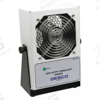 DESCO Benchtop Ionizer: 3 1/8 in Overall Dp, 9 1/2 in Overall Ht, 6 in Overall Wd, Benchtop Ionizer (MPN 60505). Key specifications — Product Type: Benchtop Ionizer; Brand: DESCO.