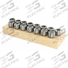 TECHNIKS Collet Set: DA100, 1/8 in to 9/16 in Collet Size Range, 15 Pc (MPN 01610-15S). Key specifications — attr1033128: TECHNIKS; attr1038750: Standard; attr1038755: Inch.