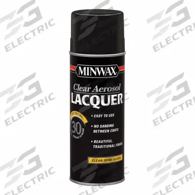 MINWAX Finish: Lacquer, Interior, Oil, 12 oz Container Size, Wood, Satin, Clear - Wood Sealers & Finishes