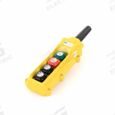 KH INDUSTRIES Pendant Control Station: (4) Push Buttons, 1NO/1NC, On/Off - Push-Button Pendants