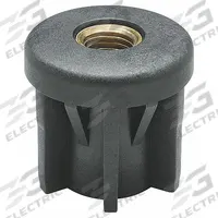 ELESA Tube End Leveling Mount: Round, Nylon, M14 Thread Size, 1,008 lb Capacity, 0.08 in (MPN NDX.T-30X2,0-M14). Key specifications — Thread Size: M14; Body Material: Nylon.