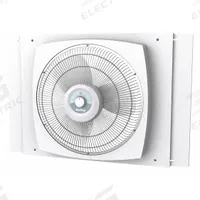 AIR KING Window Fan: 16 in Blade Dia, 22 in H, 34 1/2 in W, 3 Speeds, For 26 1/2 in Window Wd - Min (MPN 9155). Key specifications — Voltage: 120V AC; Number of Speeds: 3; Brand: AIR KING.