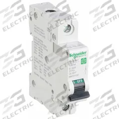 SCHNEIDER IEC Supplementary Protector: 32 A Amps, 60V DC, 14kA at 120/240V AC, Screw Clamp, C60SP, B (MPN M9F21132). Key specifications — Brand: SCHNEIDER; Terminal Connection: Screw Clamp; DC Voltage Rating: 60V DC; Max. AIR Rating: 14kA at 120/240V AC; Series: C60SP; AC Voltage Rating: 240/415V AC; Curve Type: B.
