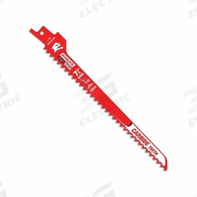 DIABLO Reciprocating Saw Blade: 5 Teeth per Inch, 7 3/8 in Blade Lg, 0.05 in Blade Thick - Wood-Cutting & Pruning Blades