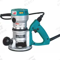 MAKITA Router: Mid-Size, Fixed Base, 2.25 hp, Variable Speed, 24,000 RPM, 1/4 in_1/2 in Collet (MPN RD1101). Key specifications — attr326433: Soft-Start; attr241172: Router; attr217717: 120V AC; attr217680: MAKITA.