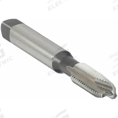CHICAGO-LATROBE Spiral Point Tap: M6x1 Metric, D5 / 6H, 3 Flute, Plug Chamfer - General Purpose Spiral-Point Taps