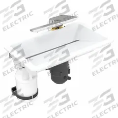 BRADLEY Bathroom Sink Kit: Designer White, Terreon®, 24 1/2 in Overall Lg, 14 1/2 in Overall Wd (MPN WB2-WB-TR1-0049). Key specifications — Includes: Liquid Soap Dispenser; Brand: BRADLEY; Color: Designer White; Sink Material: Terreon®.