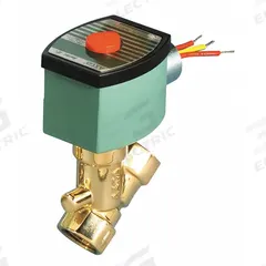 REDHAT Solenoid Valve: 2-Way, Normally Closed, 110V AC/120V AC, High Temp/Without Junction Box, DIN (MPN 8030G069). Key specifications — Brand: REDHAT; Voltage: 120V AC; Coil Enclosure: Without Junction Box.