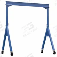 APPROVED VENDOR Fixed Gantry Crane: Fixed Span, Fixed Ht, 4,000 lb Load Capacity, Steel, 10.7 ft (MPN FHS-4-10). Key specifications — Rotating Legs: No; Brand: APPROVED VENDOR; Height Adjustability: Fixed Height; Mobility Under Load: Stationary.