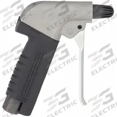 GUARDAIR Air Gun: Pistol-Grip Grip, Aluminum, 3/8 in Female NPT, 1 Nozzle(s), Straight, Focused (MPN U74HTP). Key specifications — attr1328526: Aluminum; attr1328500: Plastic Tip Nozzle; attr1328508: GUARDAIR; attr1328515: No; attr1328533: Yes.