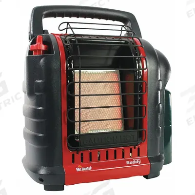 MR. HEATER Portable Gas Tabletop Heater: 9,000 BtuH Heating Capacity Output - Portable Gas Table-Top Heaters