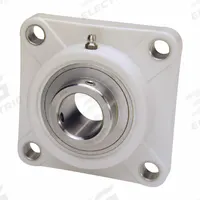 IPTCI BEARINGS 4 Bolt Flange Bearing: Radial Ball, 1 7/16 in Bore, PBT Plastic, Set Screws (MPN SUCTF207-23). Key specifications — Bore Type: Cylindrical; Brand: IPTCI BEARINGS; Housing Material: PBT Plastic; Lubricant Material: H-1 Grease; Mounting Bolt Size: 7/16 in; Split Housing: Not Split; System of Measurement: Inch.
