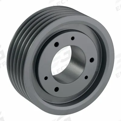 APPROVED VENDOR V-Belt Pulley: 3V650, 5 Groove, 6.5 in OD, Bushed Bore - Bushed-Bore Cast-Iron Wedge V-Belt Pulleys
