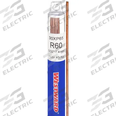 WESTWARD Gas Welding Rod: Carbon Steel, R60, 5/32 in x 36 in - R60 Carbon Steel Gas Welding Rods