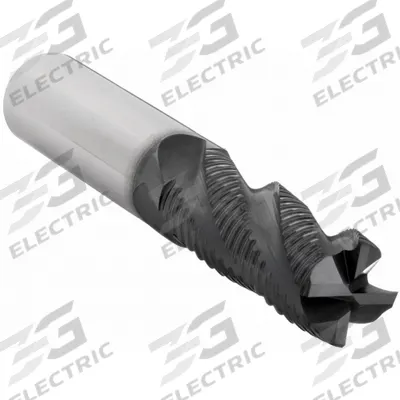 OSG Roughing End Mill: Carbide, TiAlN Coated, 4 Flute, 20 mm Mill Dia, 38 mm LOC - Square Carbide Roughing End Mills for Steel & Cast Iron