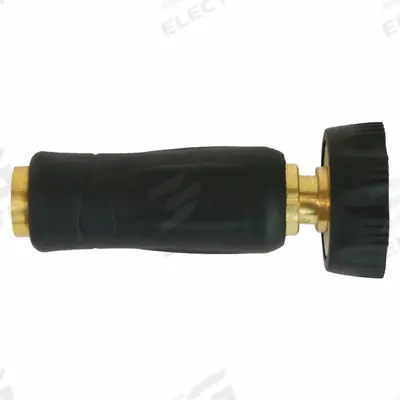 APPROVED VENDOR Brass Twist Hose Nozzle: Adj Stream, Twist, 100°F Max Temp - Twist & Firemen's Nozzles