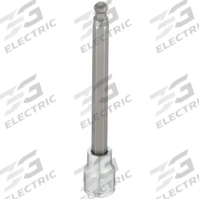 WESTWARD Socket Bit: 3/8 in Drive Size, Hex Tip, 7 mm Tip Size, 5 29/32 in Overall Lg - Ball-End Hex Bit Sockets