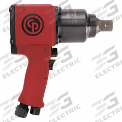 CHICAGO PNEUMATIC Air Impact Wrench: Compact, 3/4 in Drive, Pistol-Grip, Square, Std, Through Hole (MPN CP6060-P15H). Key specifications — attr1321013: NPT; attr1321019: Compact; attr1321030: CHICAGO PNEUMATIC; attr1321012: Standard; attr1321025: Square.