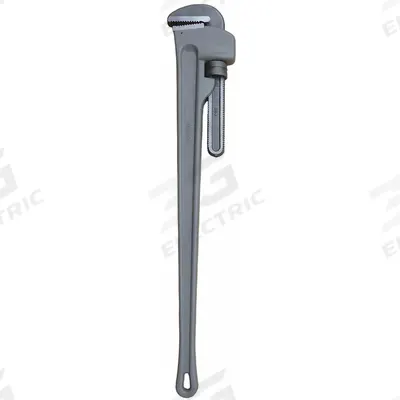 WESTWARD Pipe Wrench: Aluminum, 6 in Jaw Capacity, Serrated, 48 in Overall Lg - Straight Pipe Wrenches