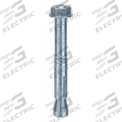 MKT FASTENING Wedge Anchor Bolt: 87 mm Overall Lg, 12 mm Dia, M8 Thread Size, Steel, Steel - Steel Wedge Anchors