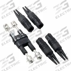 LITTELFUSE In-Line Fuse Holder: Non-Rejection Block Style, 2 Pole, 600 V AC Rating, 600 V DC Rating (MPN LEXAB). Key specifications — Compatible Fuse Series: KLDR; Brand: LITTELFUSE.
