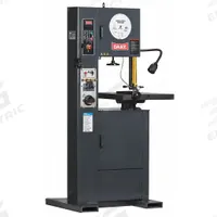 DAKE CORPORATION Band Saw: 15 1/2 in Throat Dp - Vertical, 82 to 3,950 SFPM, 0°, 20.0 A, 3 Phase (MPN 987030-2). Key specifications — attr325086: DAKE CORPORATION; attr313109: 0°; attr313108: 82 to 3,950 SFPM; attr313111: 3; attr313110: 20.0 A.