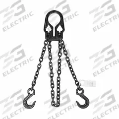DAYTON Chain Sling: 9/32 in Chain Trade Size, 80 Chain Grade, Sling Hook, Steel, Adj, 10 ft Sling Lg (MPN 4PGW4). Key specifications — Brand: DAYTON.