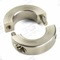 RULAND MANUFACTURING Balanced Shaft Collar: 2-Piece, Metric, Round, Clamp-On, 20 mm Bore Dia, 303 (MPN MSPB-20-SS). Key specifications — attr671628: RULAND MANUFACTURING.