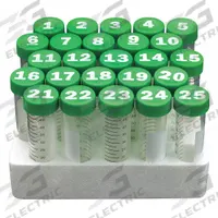 APPROVED VENDOR Centrifuge Tube: Centrifuge Tube, Polypropylene, 50 mL Capacity - mL, Conical, HDPE (MPN 229424). Key specifications — Brand: APPROVED VENDOR; Graduated: Yes; Closure Color: Green; Includes Closure: Yes; Body Color: Natural; Bottom Shape: Conical; Body Material: Polypropylene.