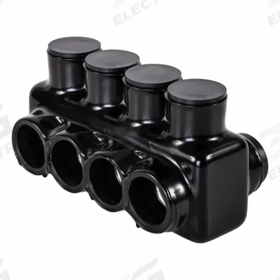 POLARIS Multitap Connector: 4 Port, Double-Sided Entry, 4 AWG – 500 kcmil Wire Size - Dry-Location Double-Sided Entry Multitap Connectors