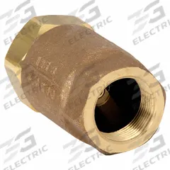 APOLLO Ball Cone Spring Check Valve: Ball, Inline Valve Body, Bronze, 1 1/2 in Pipe Size, Std, RPTFE (MPN 6110701). Key specifications — Ball Material: RPTFE; Brand: APOLLO.