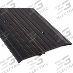 NATIONAL GUARD Door Threshold: Saddle, Aluminum, 4 ft Lg (MPN 8427DKB-48). Key specifications — Brand: NATIONAL GUARD; Transition Type: Fluted.