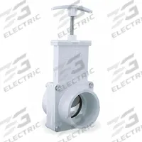 VALTERRA Gate Valve: 2 in Size, PVC, Rising, Slip x Spigot, 40 psi CWP, Lever, Solid Wedge (MPN 6202GR). Key specifications — attr1016047: PVC; attr1016074: TPE; attr1016049: VALTERRA; attr1016082: Polypropylene.